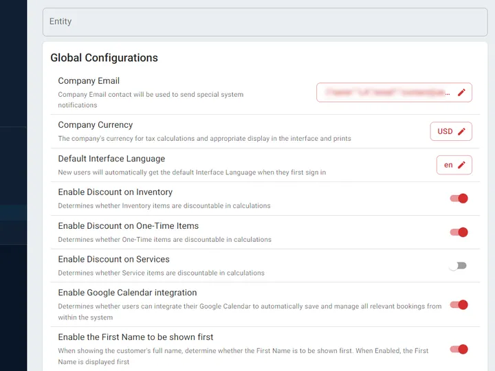 Easy flexible configuration crm setup